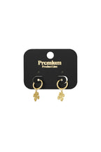 tropical flower earrings