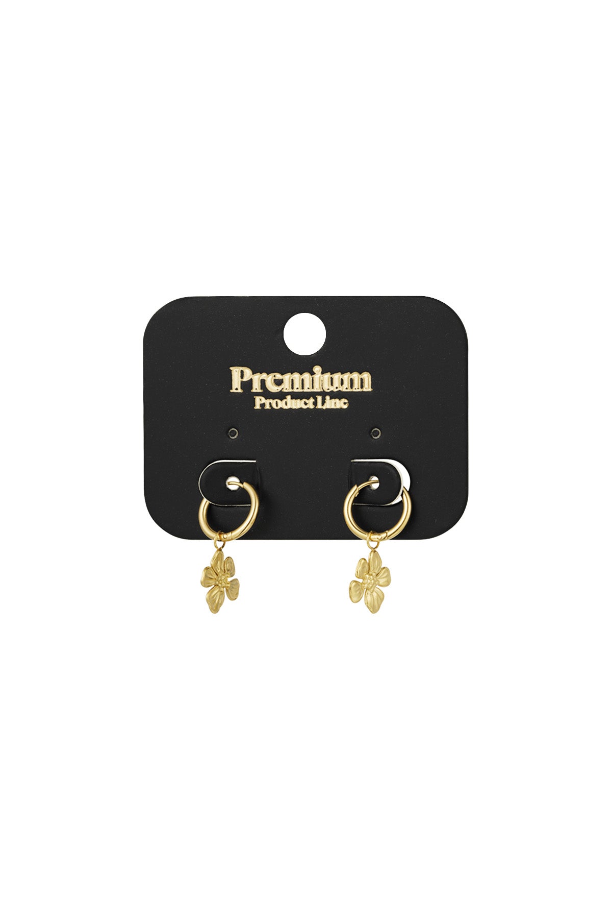 tropical flower earrings