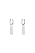 Amsterdam X earrings - Silver Color color