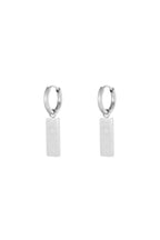 Amsterdam X earrings - Silver Color color