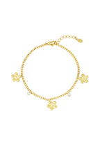 gleaming flower bracelet