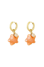 starry earrings - blue & 
