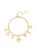charm bracelet beach girl