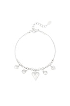 gleaming heart bracelet