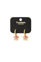 bloom hoops earrings