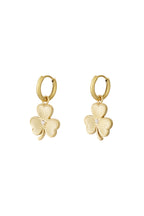 four-leaf clover earrings