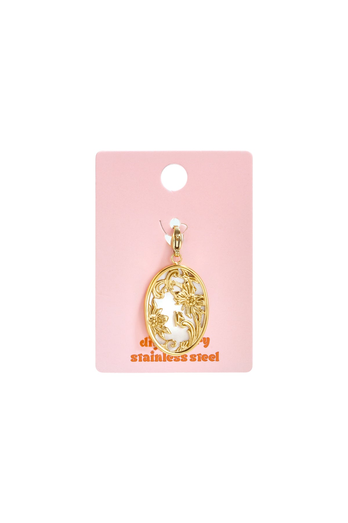 Stainless Steel Jewelry Findings Flower Simple Daily Simple Series Women's jewelry
