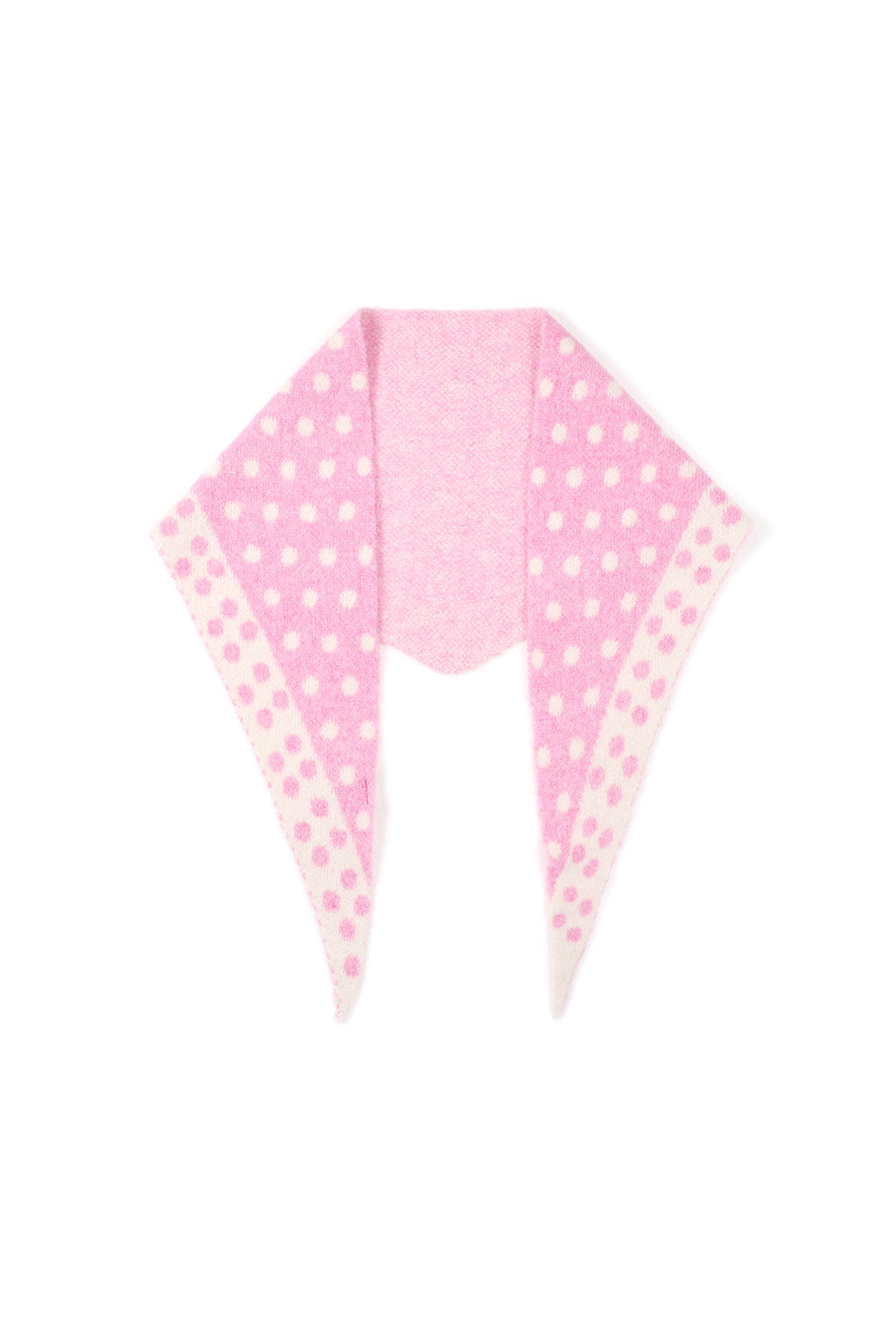 Fine Polka Dot Triangle Scarf