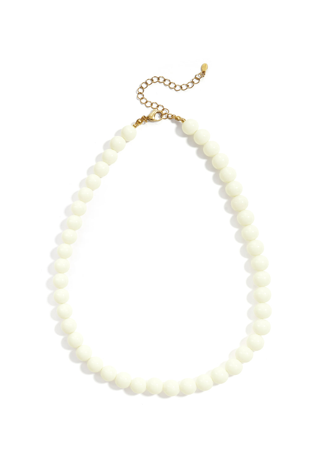 Necklace with medium beads-10mm