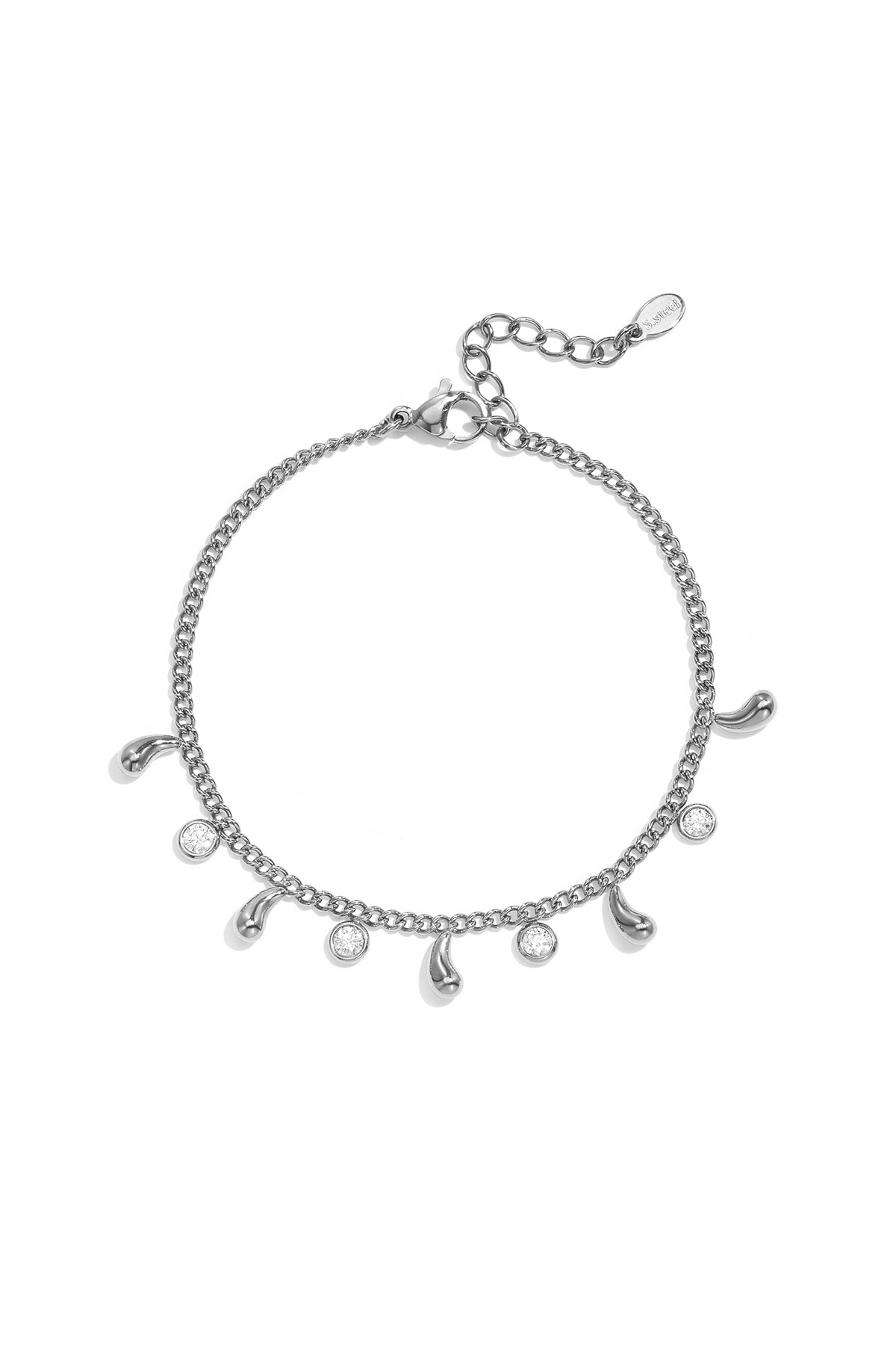 Rhinestone Charm Bracelets Droplet Simple Daily Simple Series Women's jewelry