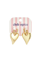 Stainless Steel Drop Earrings Heart Casual Daily Simple Series Women's jewelry