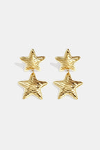 Stainless Steel Drop Earrings Star Casual Daily Simple Series Women's jewelry