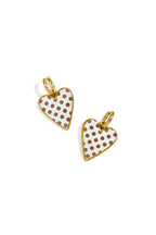 Stainless Steel Drop Earrings Heart Simple Daily Simple Series Women's jewelry