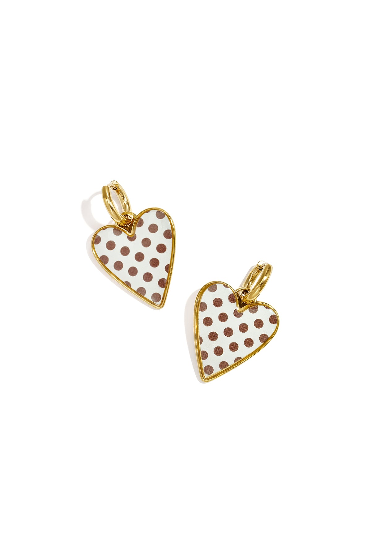 Stainless Steel Drop Earrings Heart Simple Daily Simple Series Women's jewelry