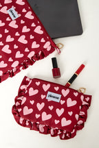 Gimme All-Fit Simple Series Heart Makeup Bag