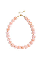 Necklace with heart-shaped beads