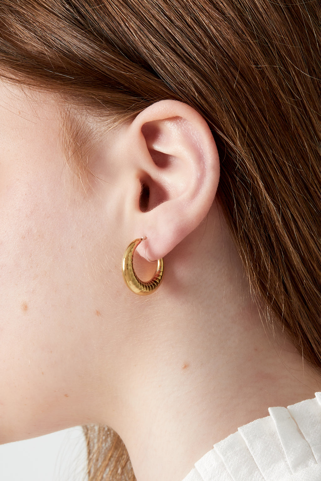 Bold hoop clip Earrings
