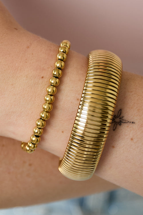 Solid bead bracelets-6mm