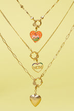 Jewelry charm heart pendant mom DIY