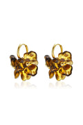 Stainless Steel Stud Earrings Flower Simple Daily Simple Series Women's jewelry
