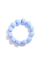 Bracelet with chunky heart beads