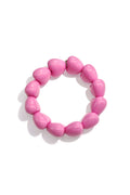Bracelet with chunky heart beads