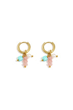 Earrings with hanging beads