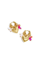 Stainless Steel Dangle Earrings Heart Sweet Valentine's Day Romantic Series Women's jewelry