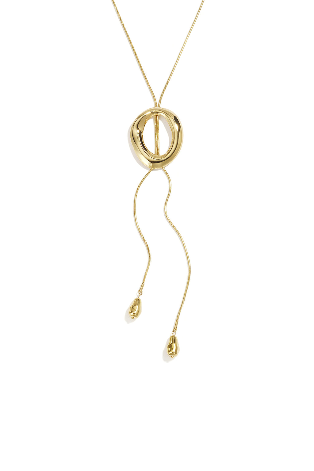 Stainless Steel Long Necklaces Irregular Shape Simple Daily Simple Series Women's jewelry