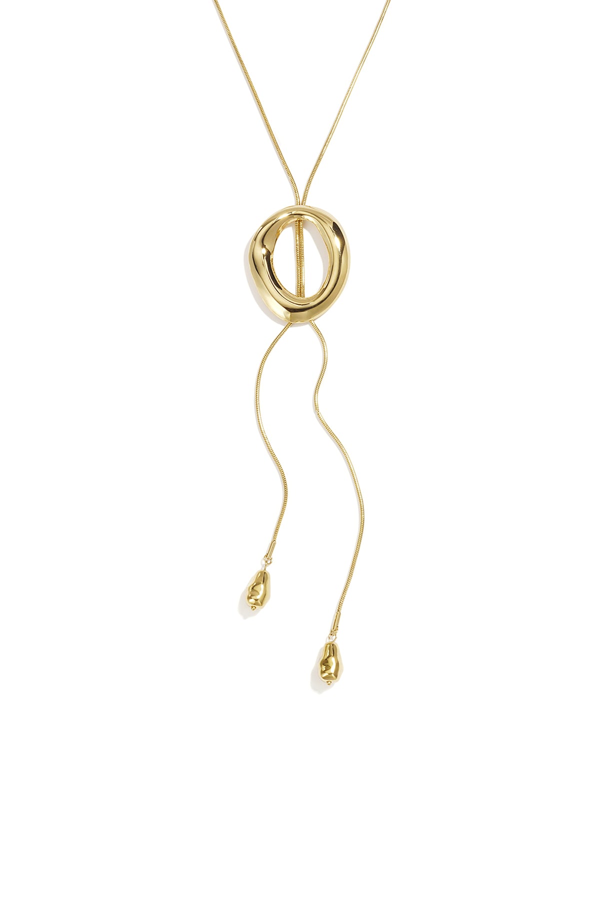 Stainless Steel Long Necklaces Irregular Shape Simple Daily Simple Series Women's jewelry