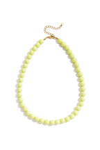 Necklace with medium beads-10mm