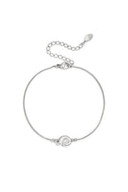 Minimalist bracelet with spiral shell