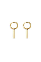 Elegant Stainless Steel Rectangle Drop Earrings for Women
