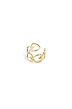 Elegant ring with hearts
