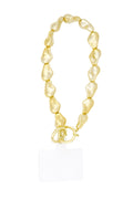 Phone cord elegant edge-Gold color