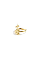 Ring with adjustable hearts