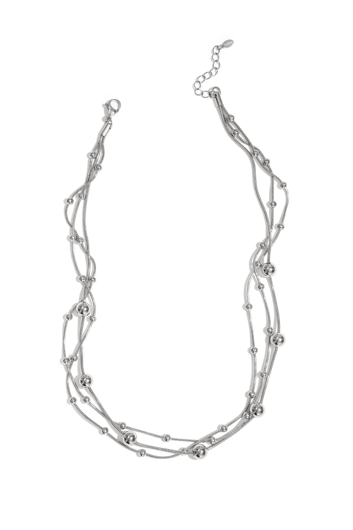 Stainless Steel Layered Necklaces Simple Daily Simple Series Women's jewelry