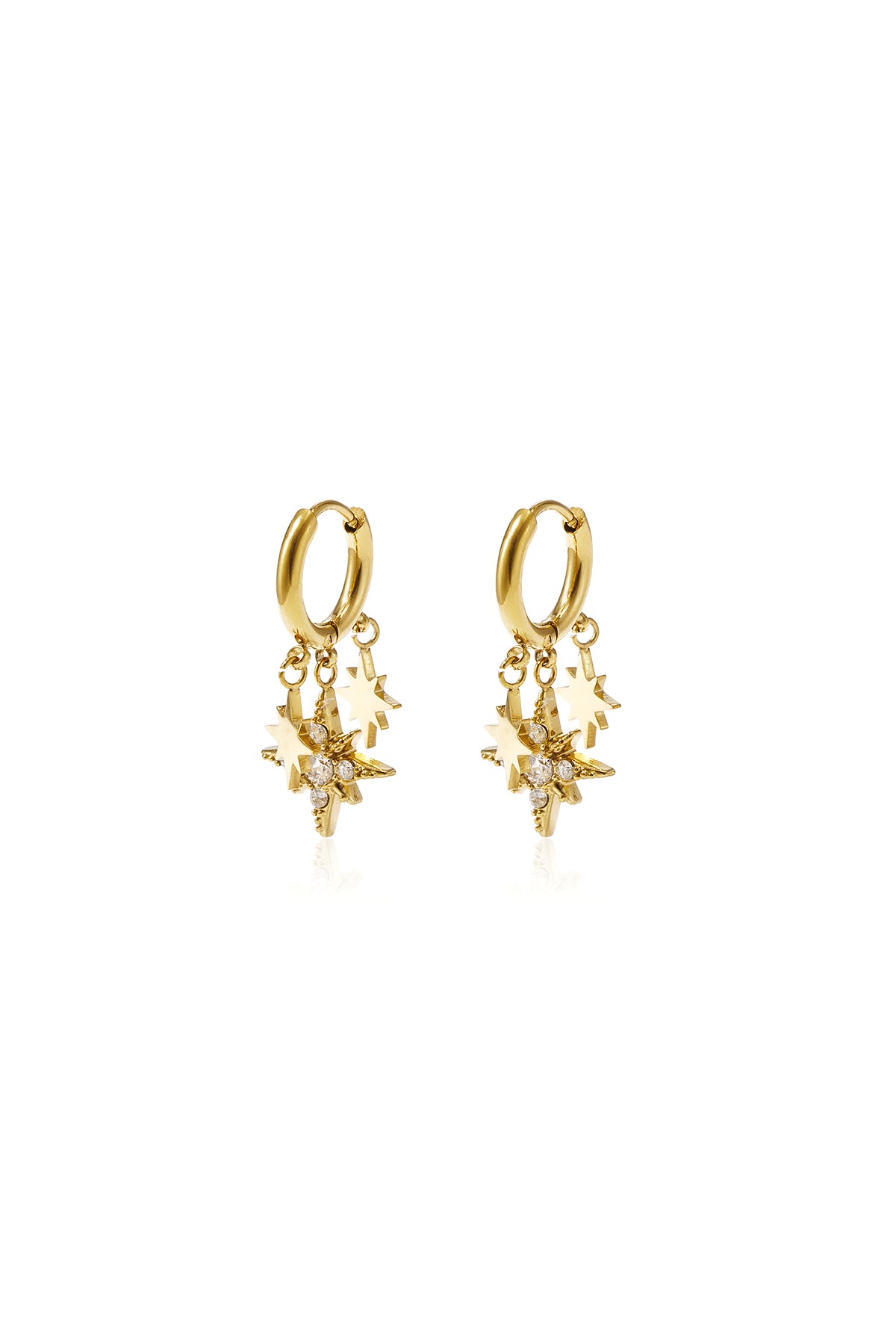 Stainless Steel Drop Earrings Geometric Shape Simple Daily Simple Series Women's jewelry