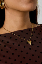 Ball necklace with iconic heart medium