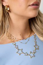 Stainless Steel Chain Necklaces Star Casual Daily Simple Series Women's jewelry