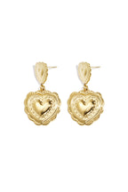 Stainless Steel Drop Earrings Heart Simple Daily Simple Series Women's jewelry