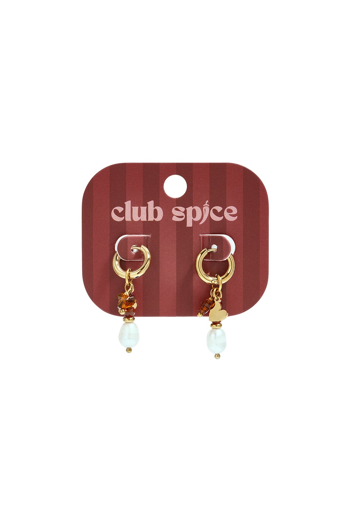 Stainless Steel Beads Earrings Heart Simple Daily Simple Series Women's jewelry