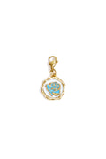 Jewelry charm rose on coin DIY