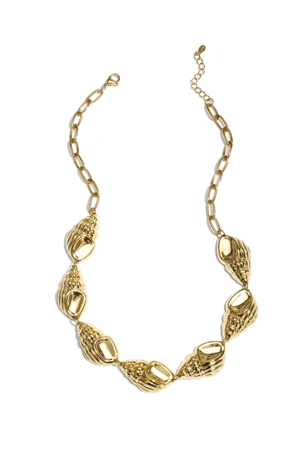 Statement necklace with large shells