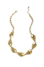 Statement necklace with large shells