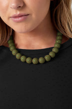 Necklace with large beads