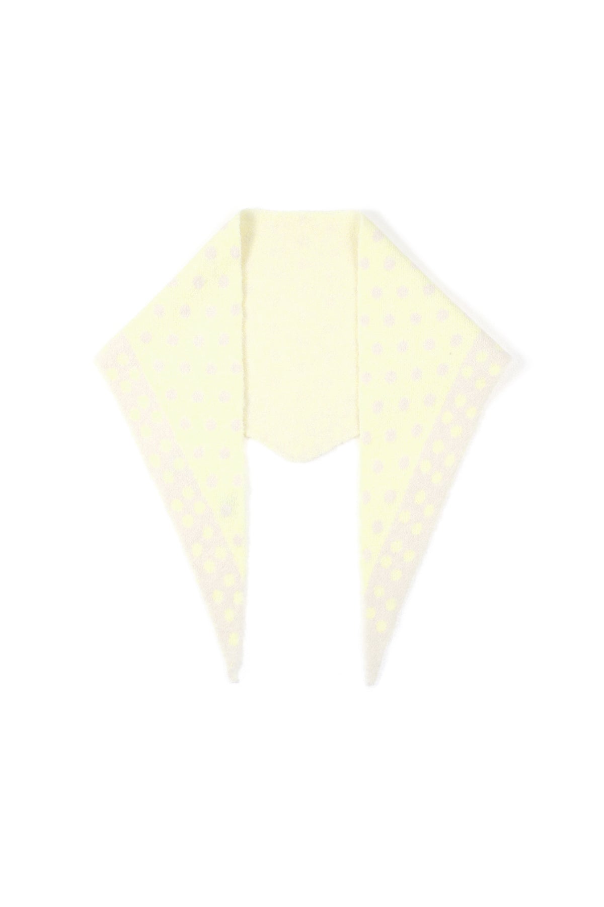 Fine Polka Dot Triangle Scarf