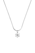 Stainless Steel Pendant necklaces Flower Simple Daily Simple Series Women's jewelry