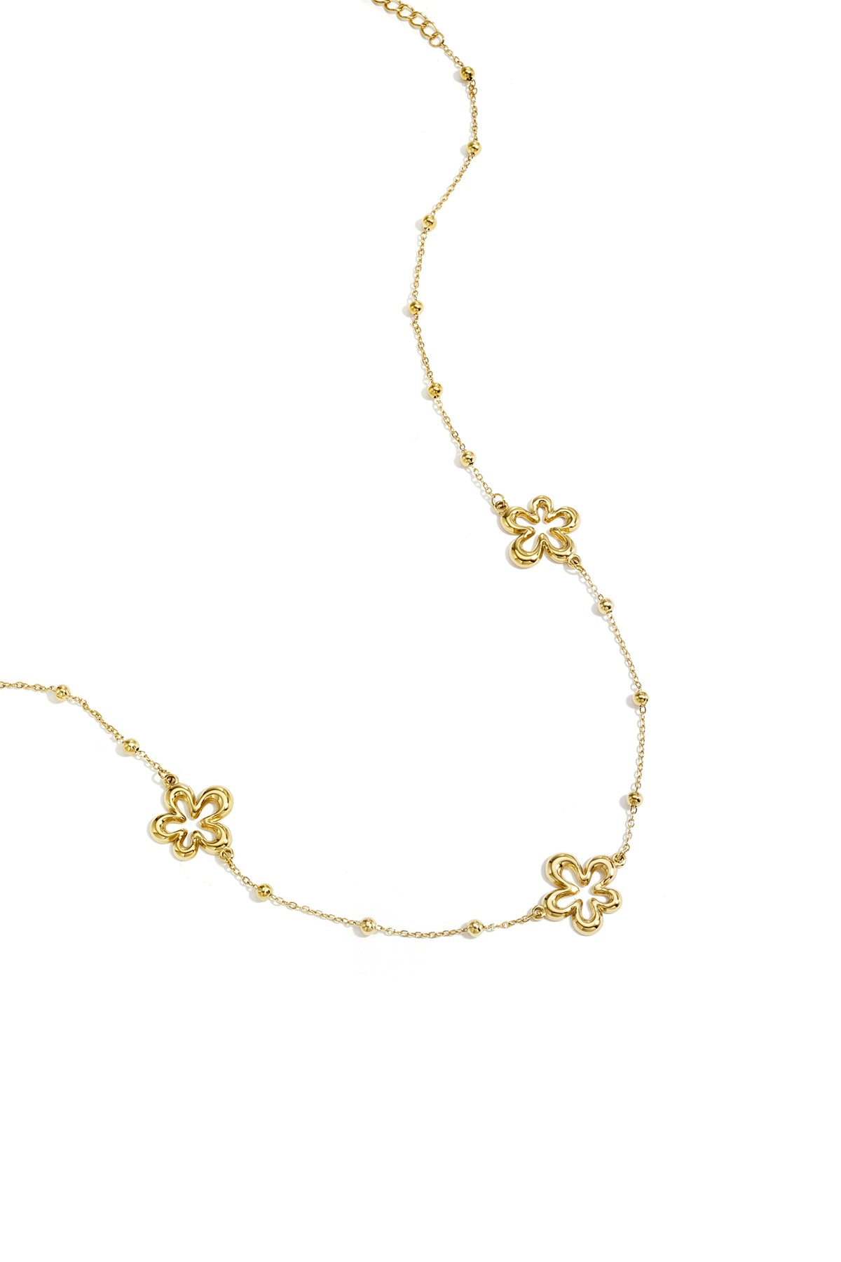 Stainless Steel Pendant necklaces Flower Simple Daily Simple Series Women's jewelry