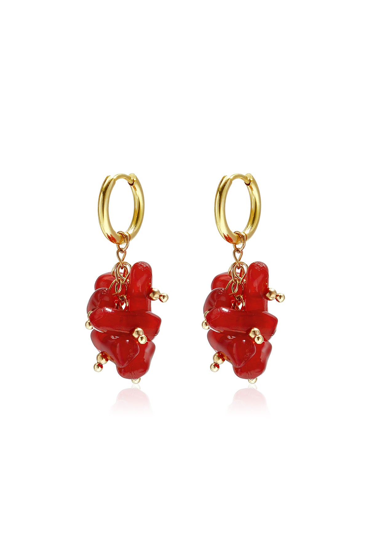 Stainless Steel Beads Earrings Beads Simple Daily Simple Series Women's jewelry